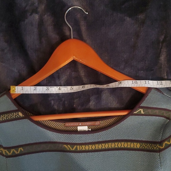 NWOT Peruvian Connection Pima Cotton long sleeve Maxi Dress xsp - Picture 10 of 10